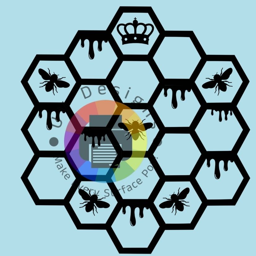 Black honeycomb nr 1