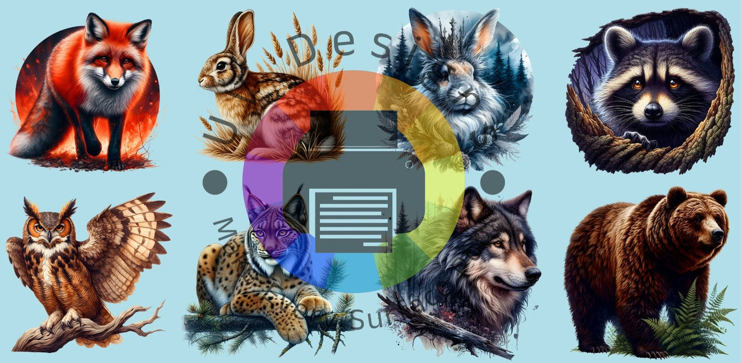 16oz Wilde dieren nr 2