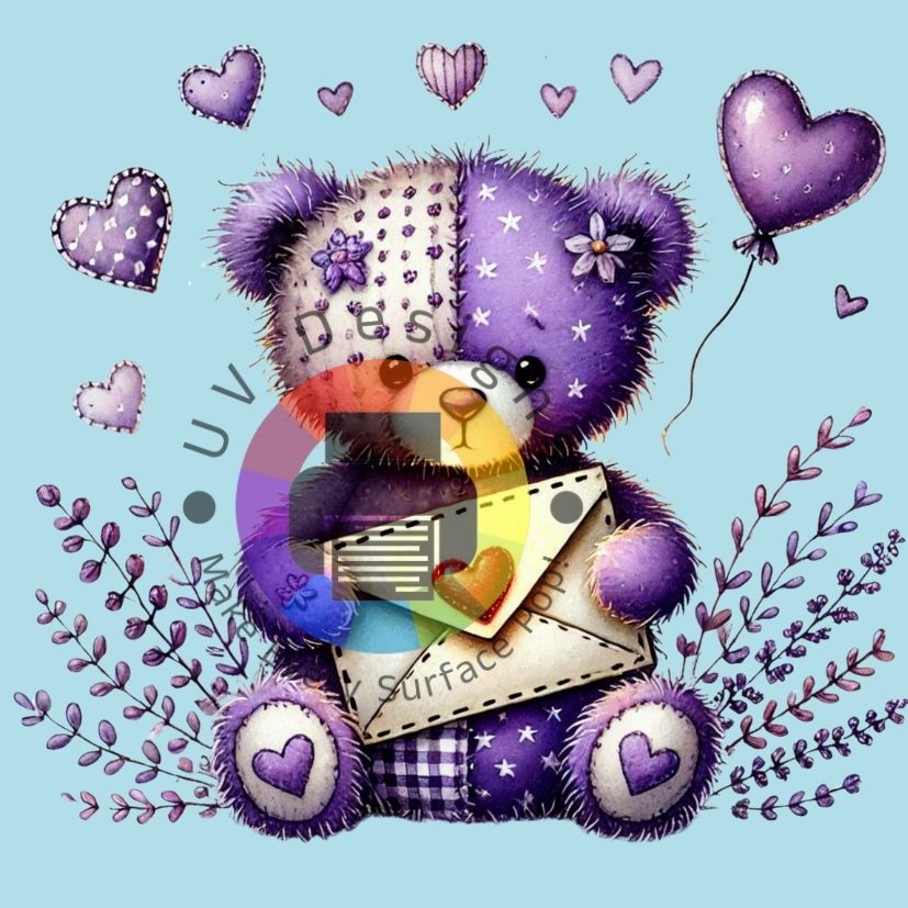 Love teddy - paars beige nr 3