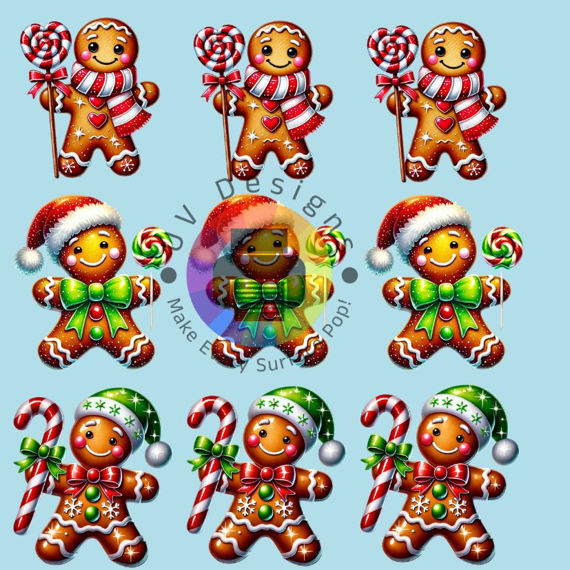 4 cm Gingerbread nr 1