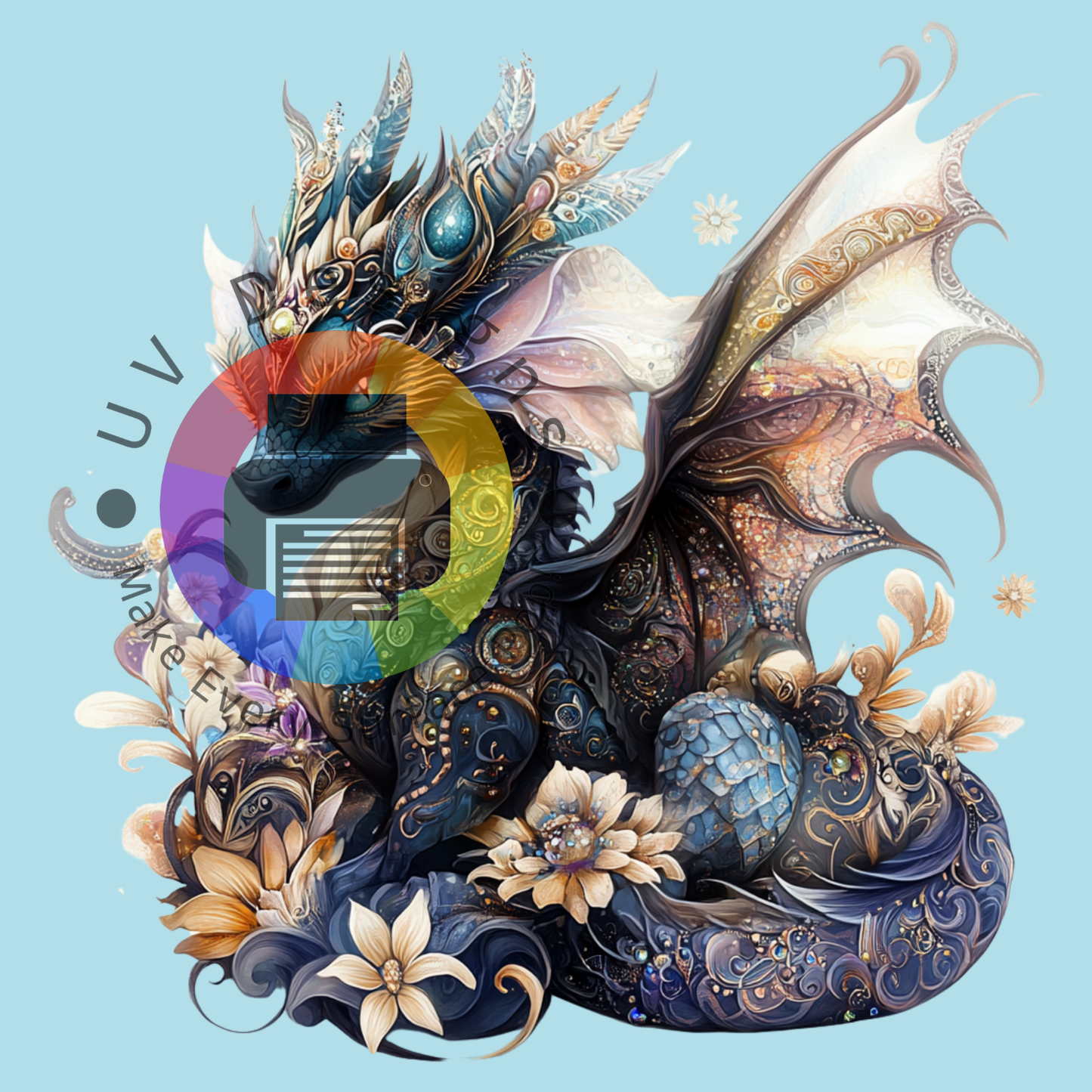 Floral dragon nr 1