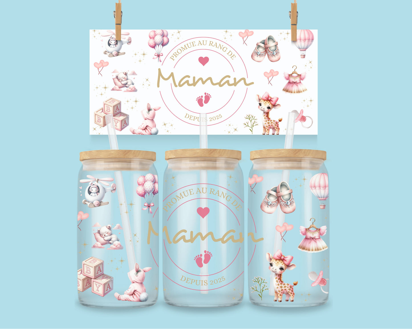 16oz Promoted to Mama girl