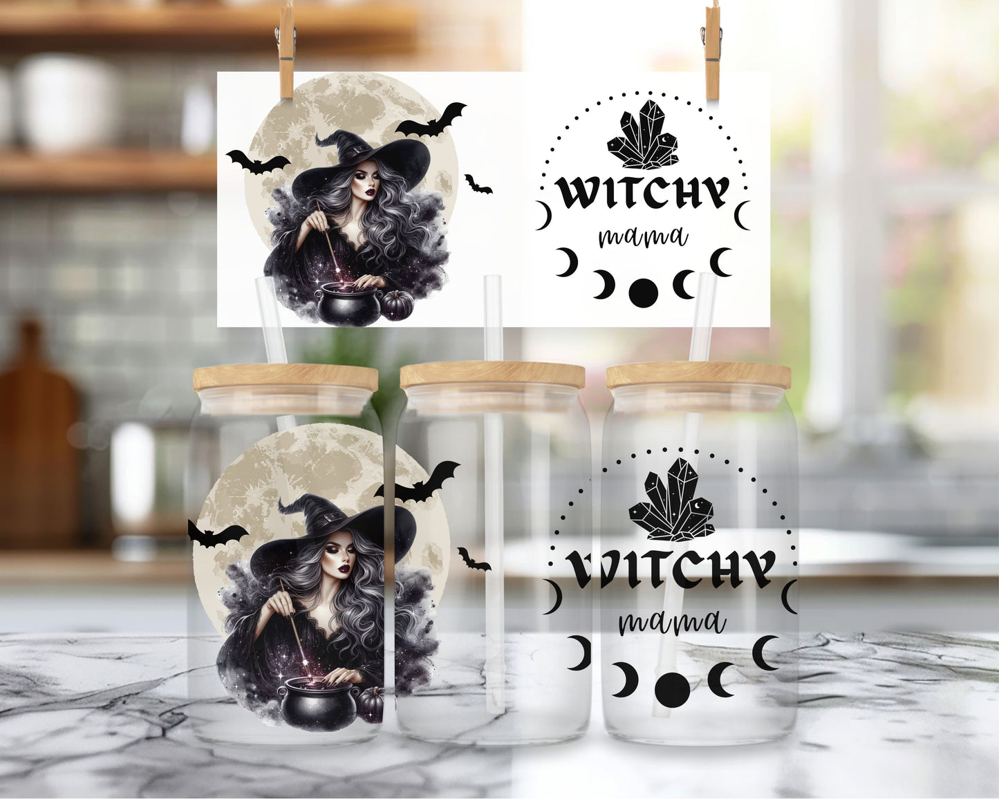 16oz Witchy mama - ENG & FR