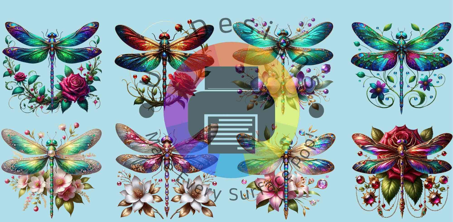 16oz Dragonflies