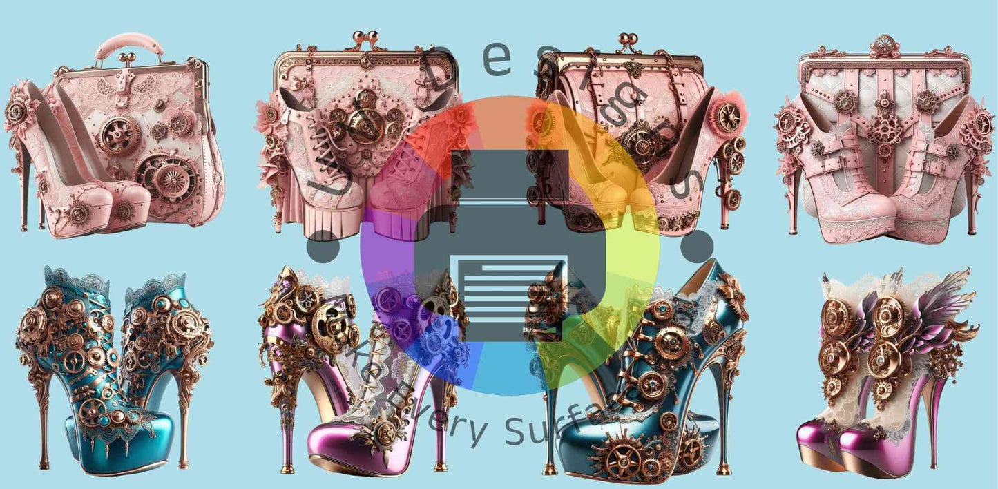 16oz Steampunk Shoes with Bag