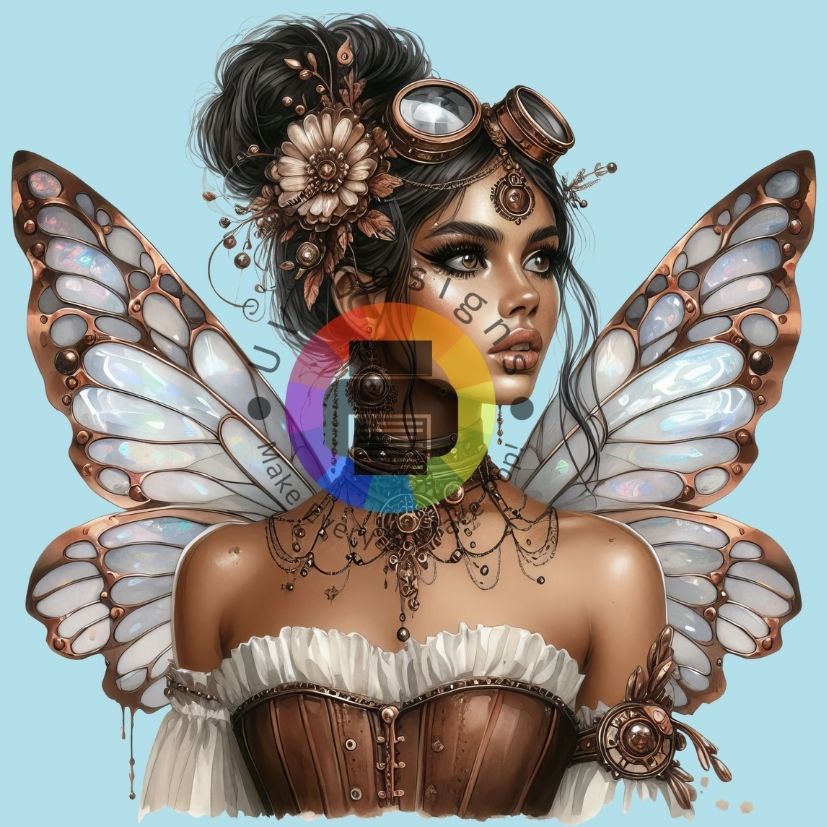 12 cm Steampunk koffie vrouw nr 5