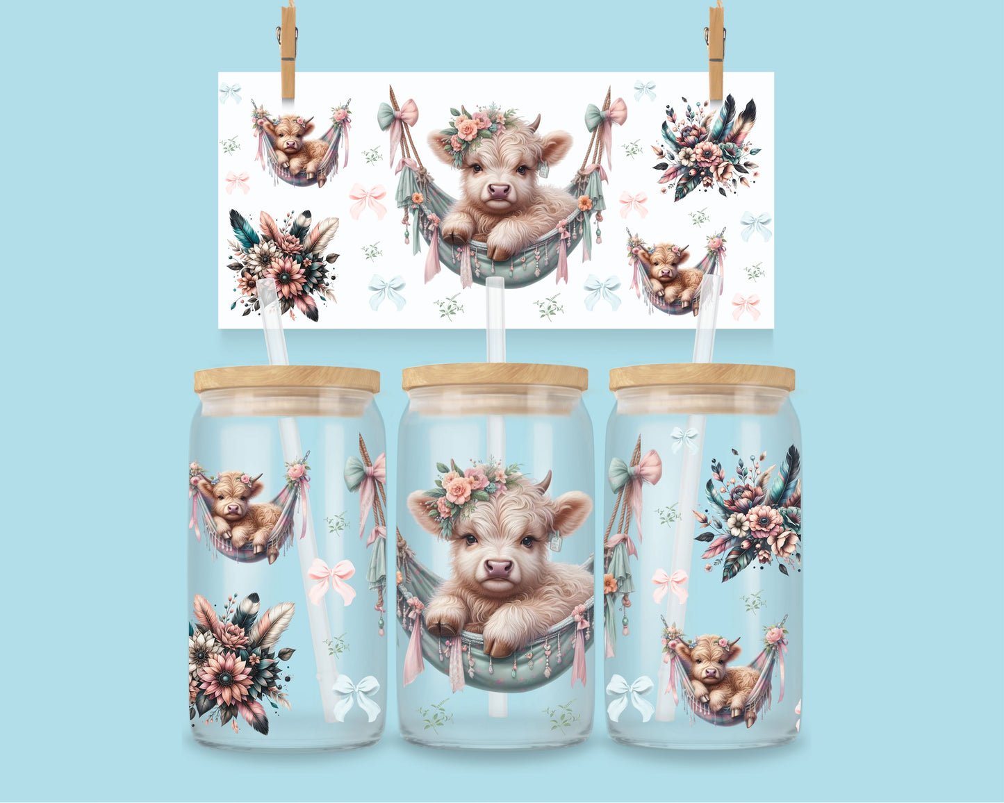 16oz Highland koetjes - hangmat