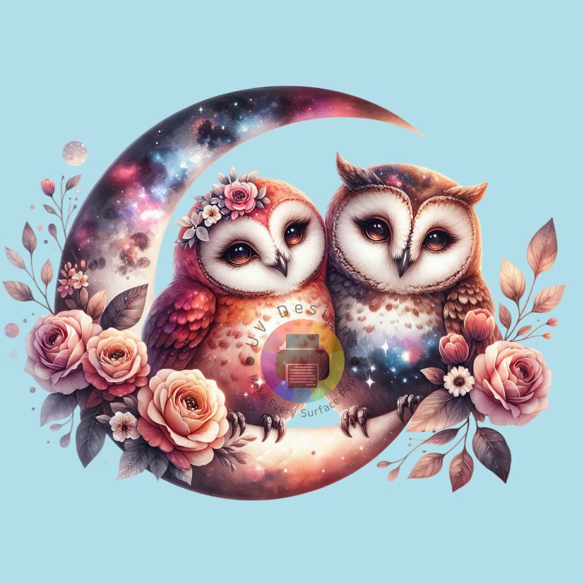 7 cm 2 gebloemde uilen nr 4