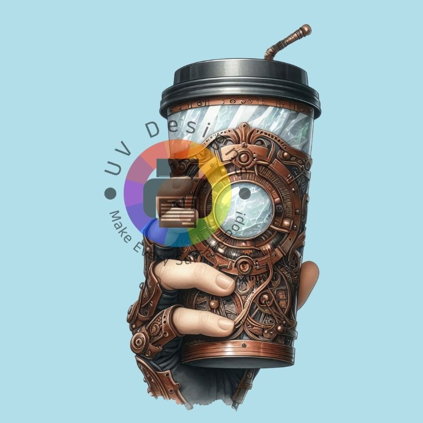 12 cm Steampunk tumbler nr 1