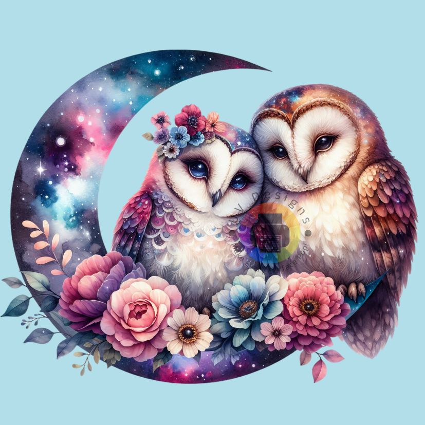 7 cm 2 gebloemde uilen nr 5