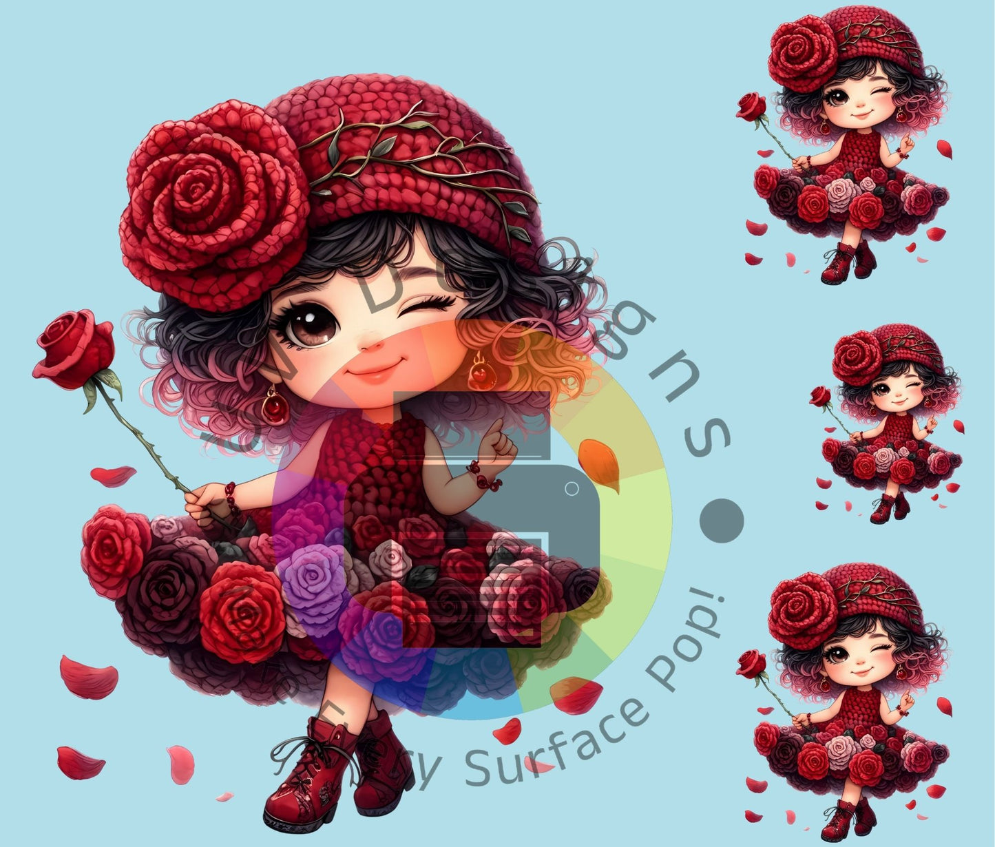 20oz Rose Girl No. 2