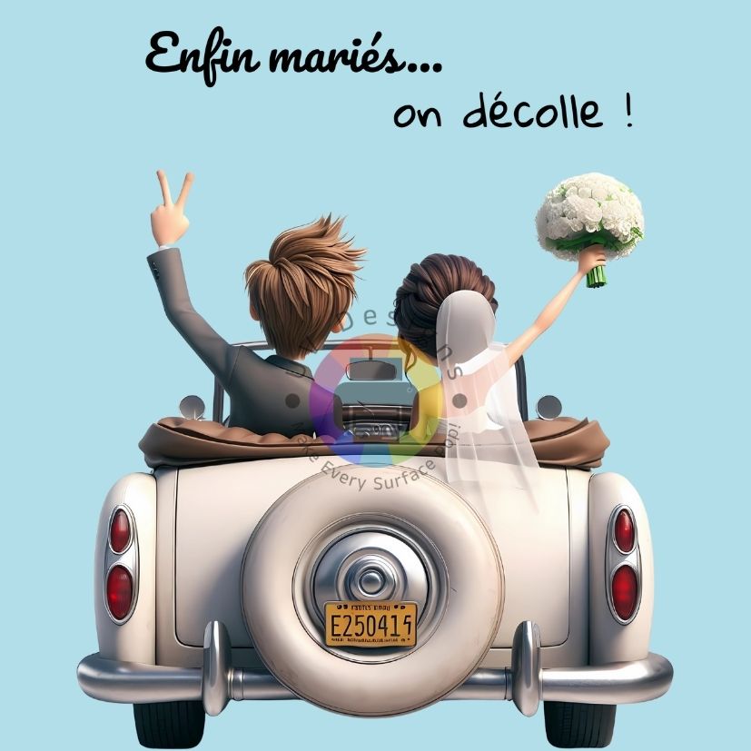 12 cm Enfin mariés... on décolle nr 3