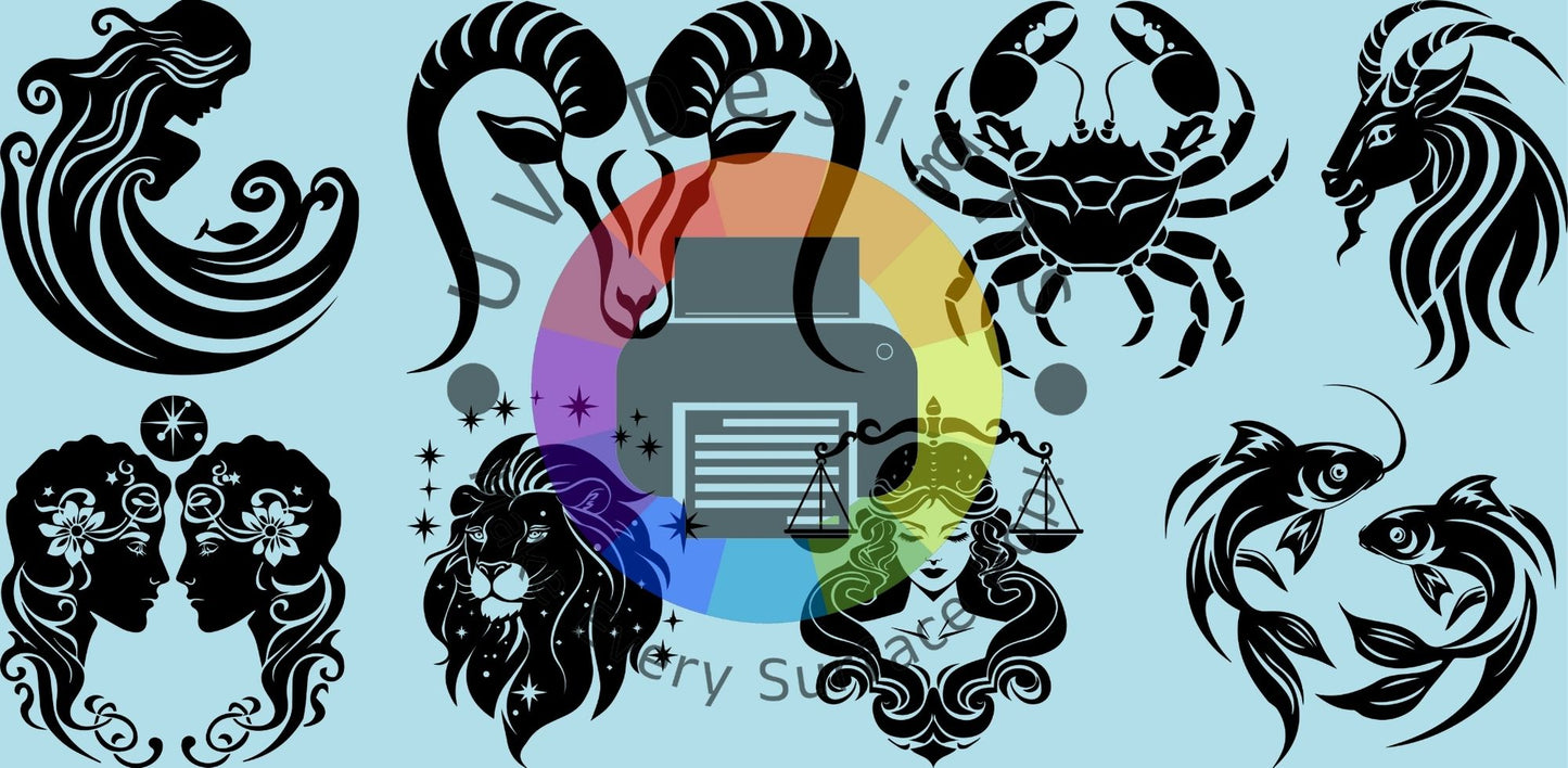 16oz Zodiac signs - black nr 1