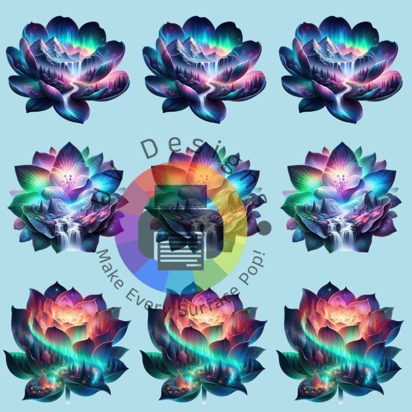 4 cm Aurora hibiscus