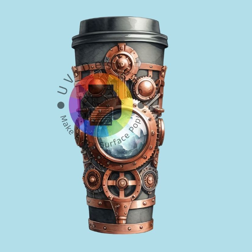 12 cm Steampunk tumbler nr 4