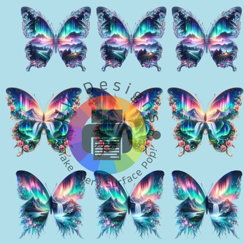 4 cm Aurora vlinders