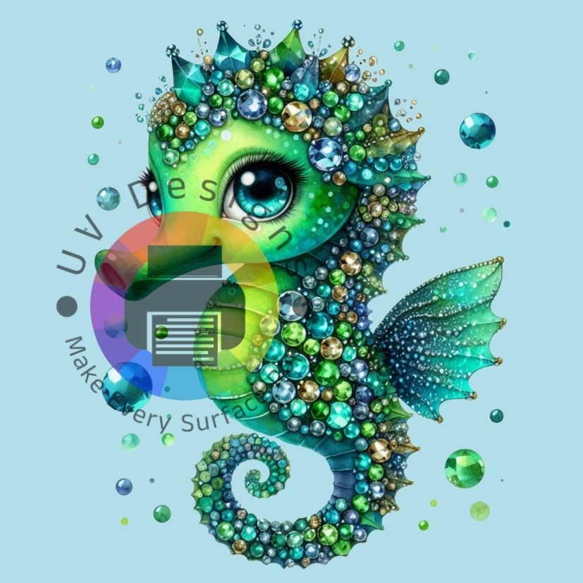 Groen zeepaardje nr 4