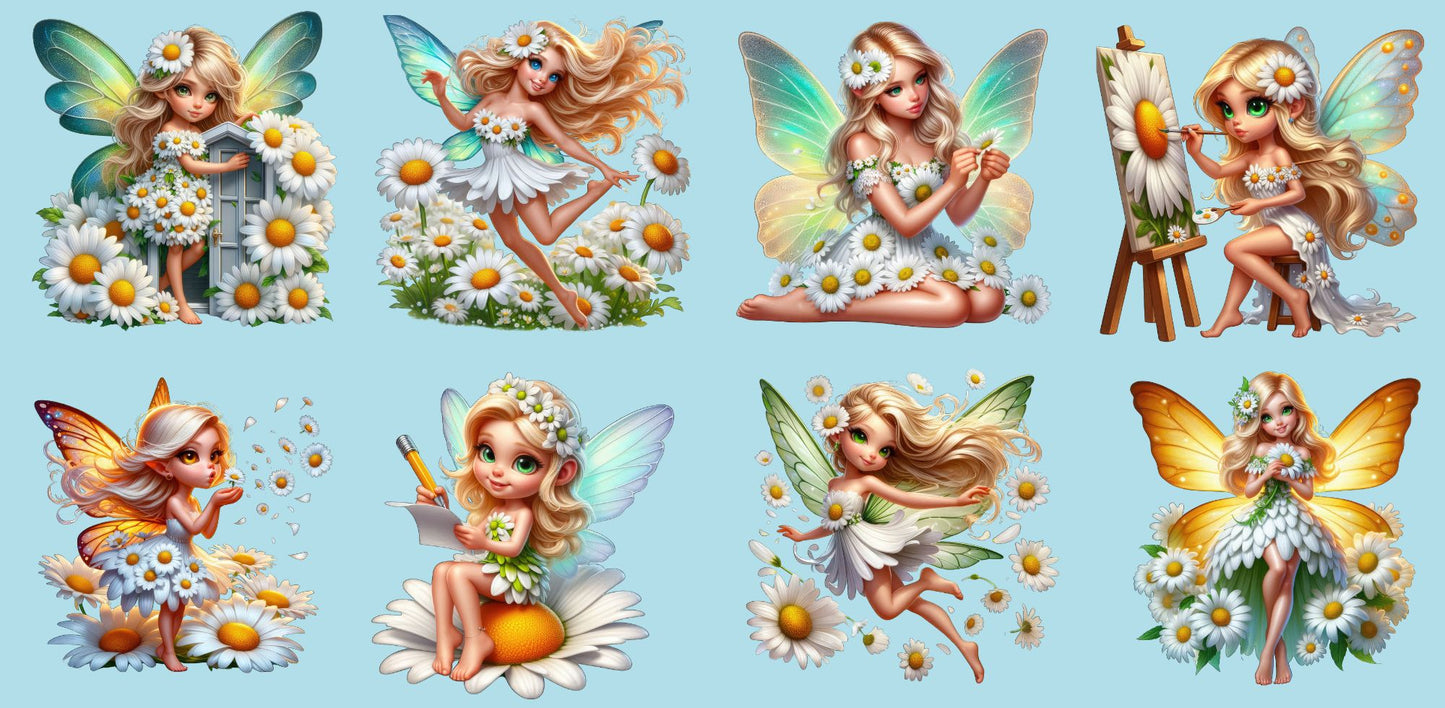 16oz Daisies Fairies