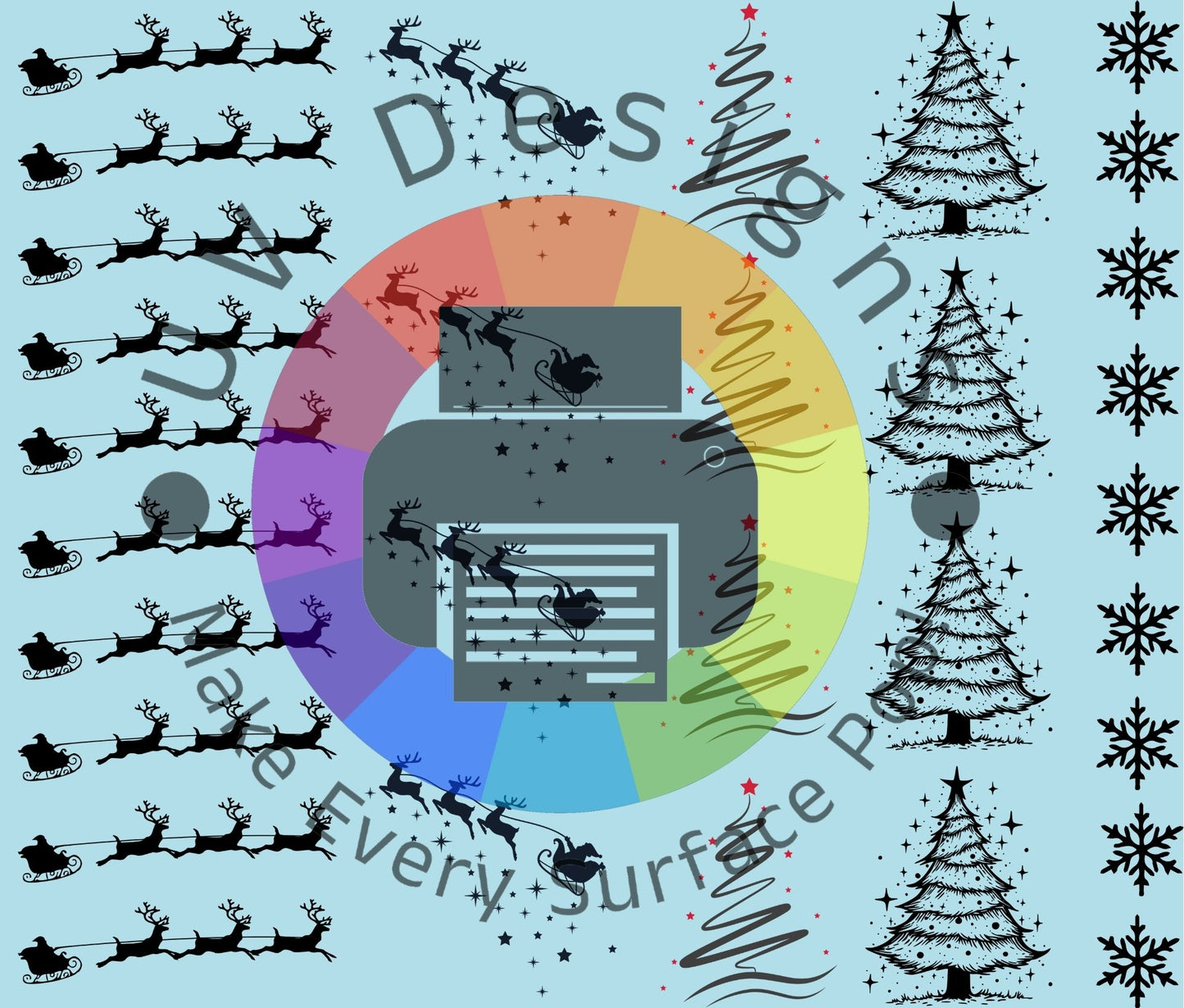 20oz Kerst elementen nr 1