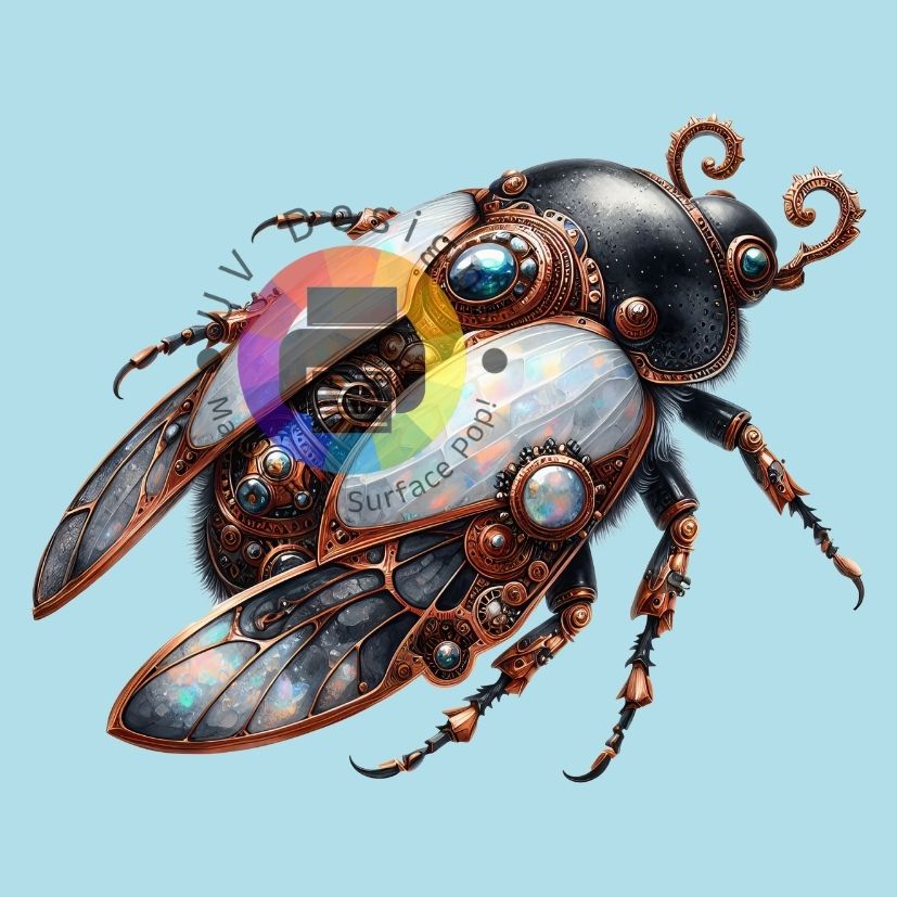 12 cm Steampunk vlieg nr 2