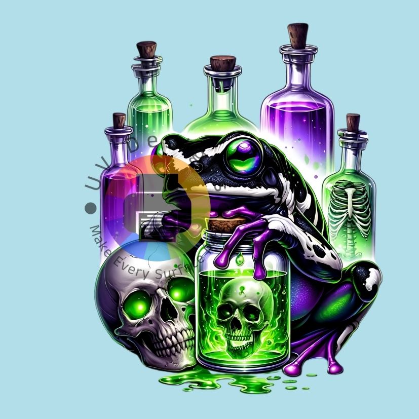 Kikker - skull - potions