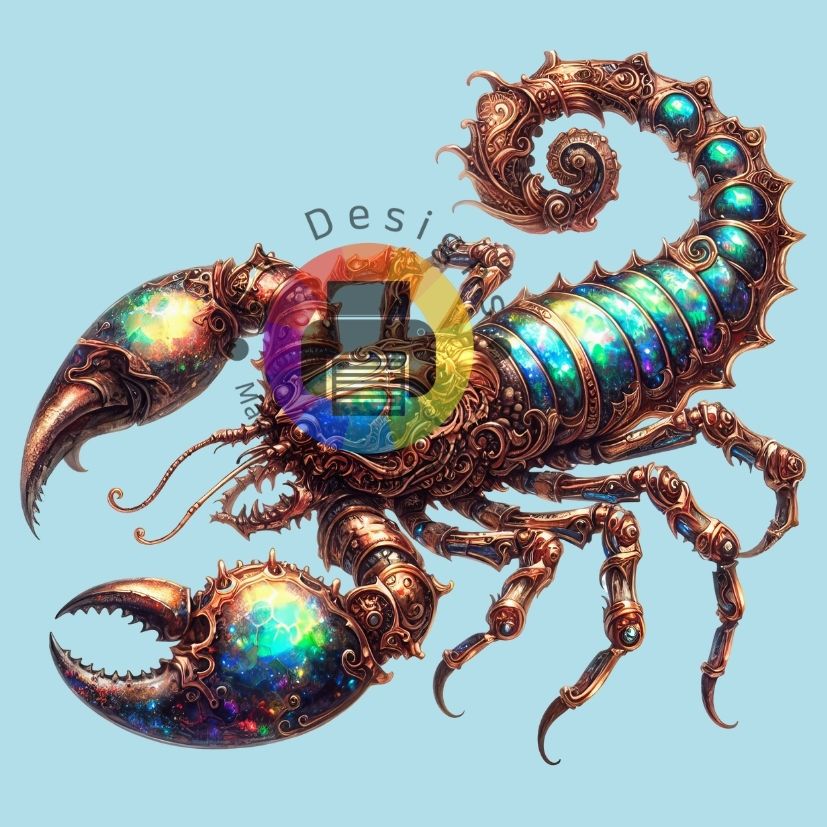 12 cm Steampunk schorpioen