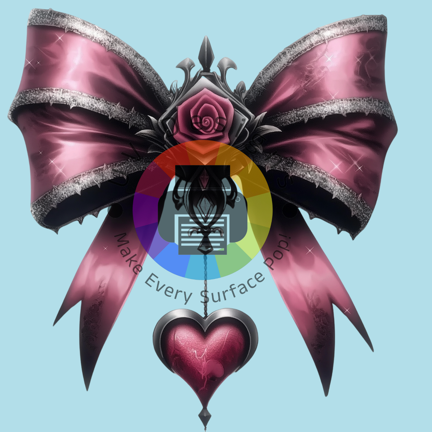 Gothic bordeaux strik nr 1