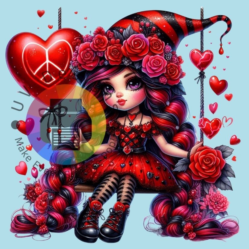 Peace and love gnome meisje nr 3