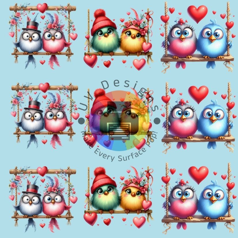 4 cm Lover birds nr 2