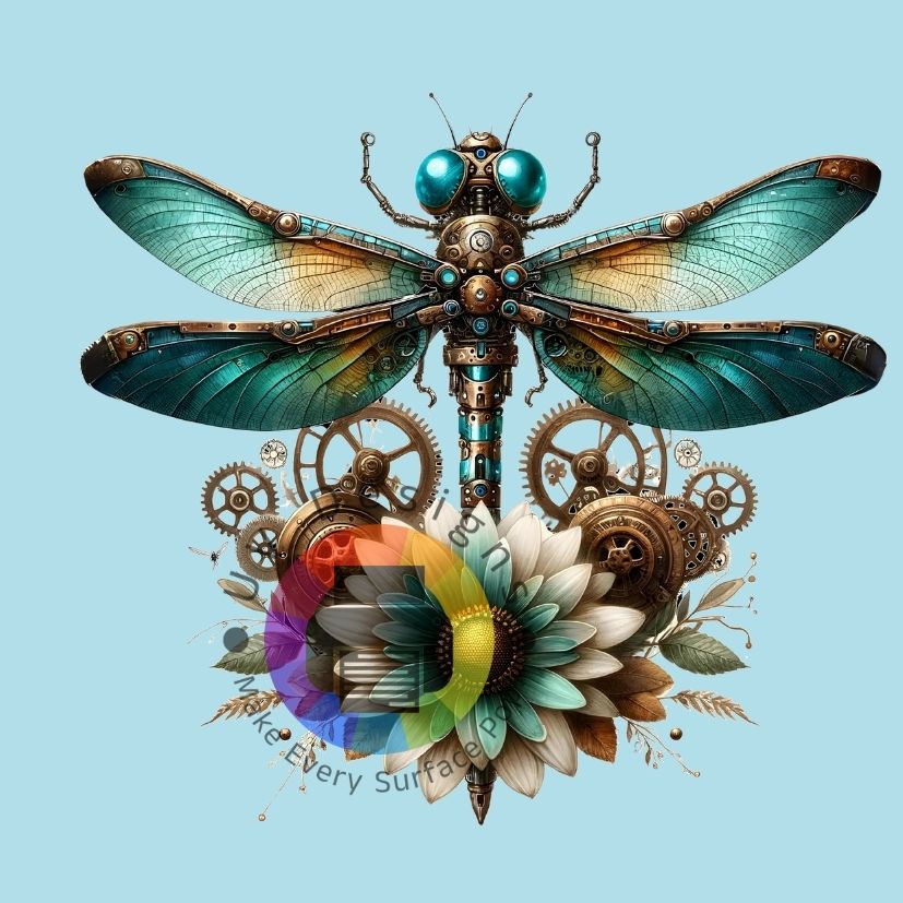 12 cm Steampunk libel nr 3