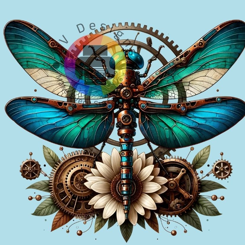 12 cm Steampunk libel nr 5