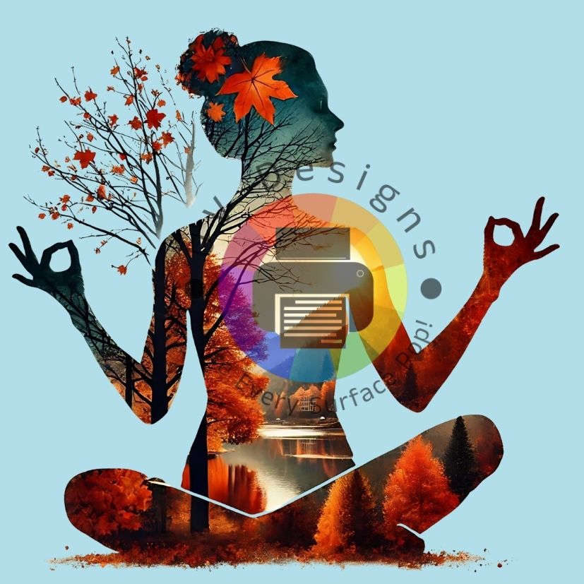 Mediterende vrouw - natuur nr 1