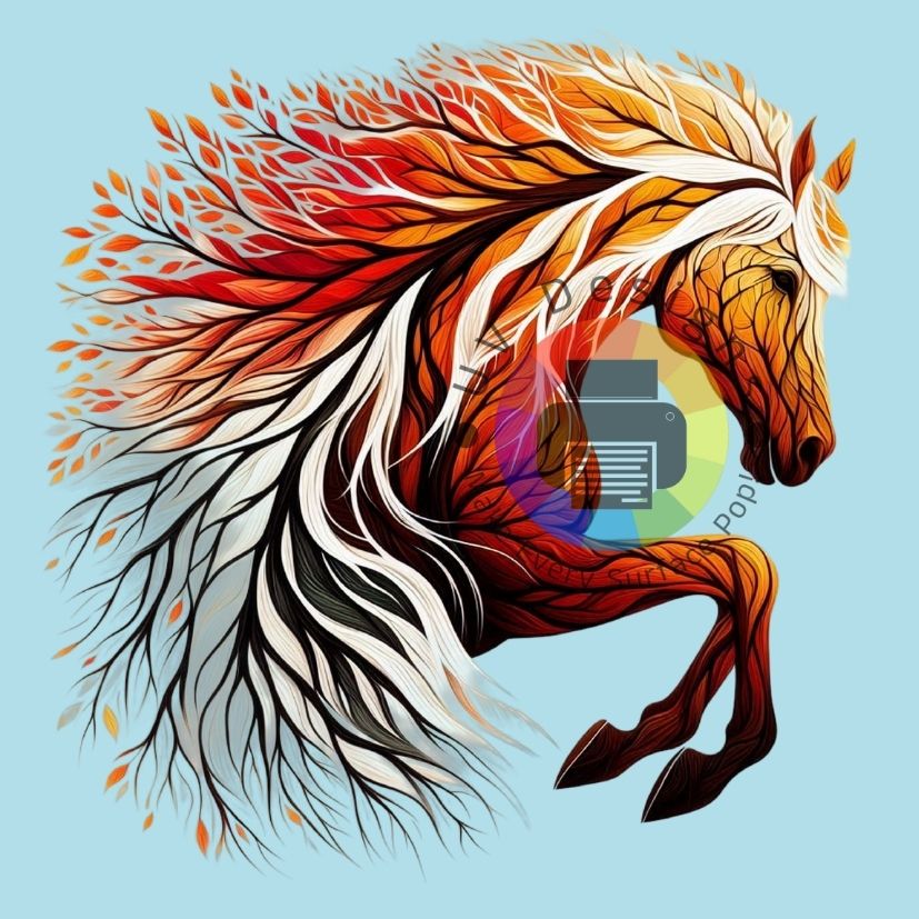 12 cm Boom - paard nr 3