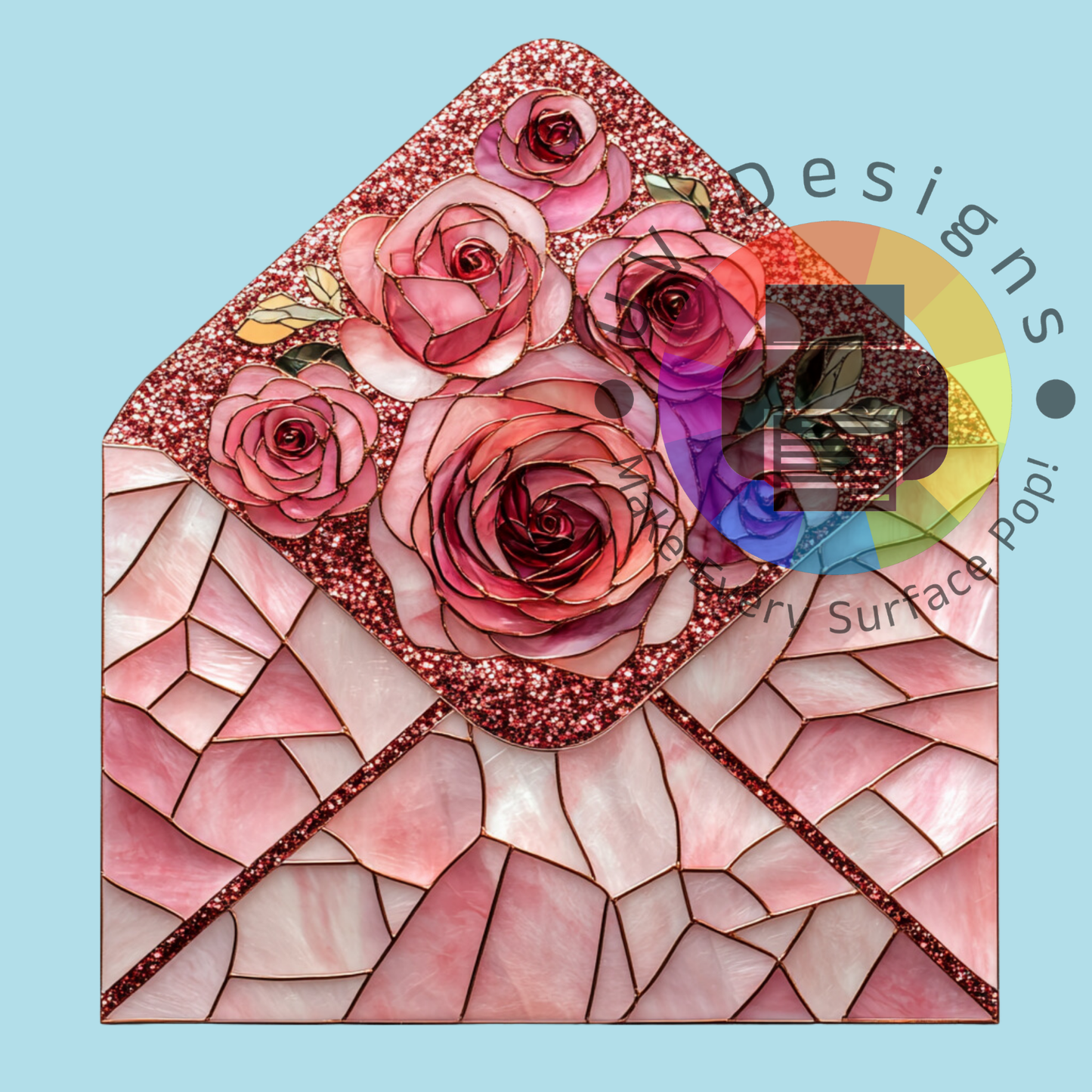 Stained glass envelope nr 1