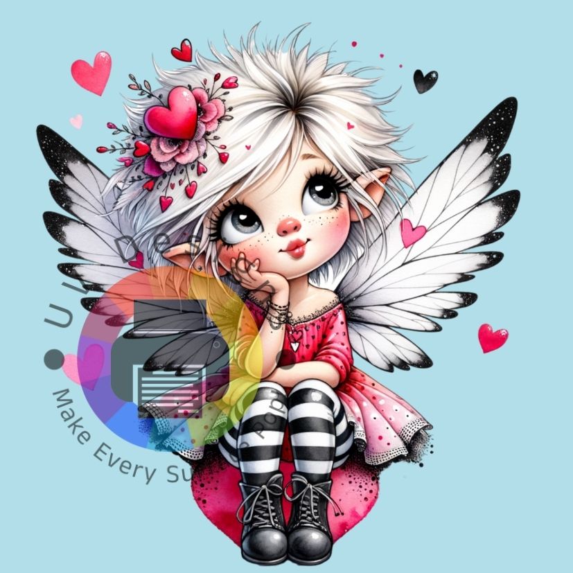 Elfje op rode hart nr 3