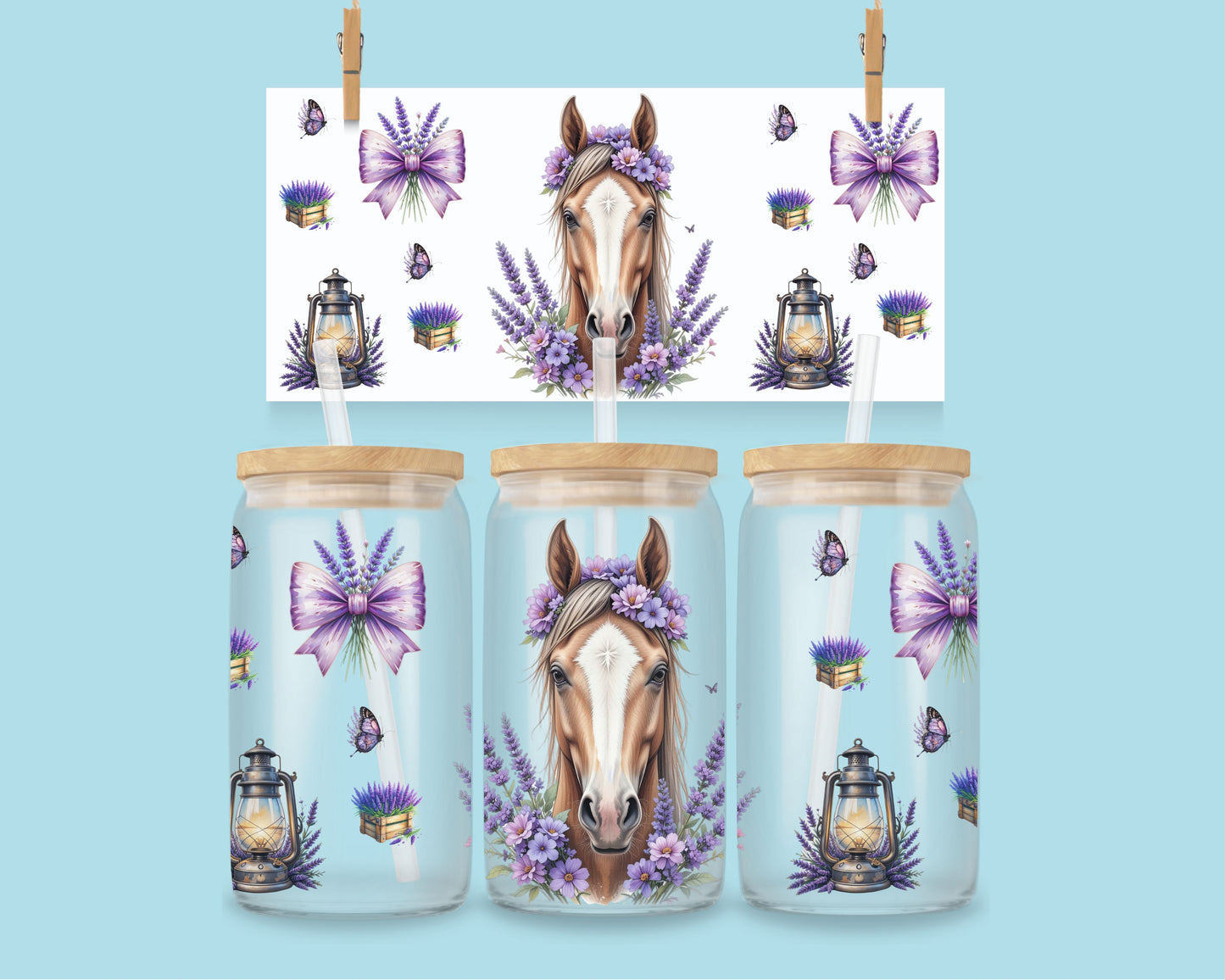 16oz Lavender horse wrap