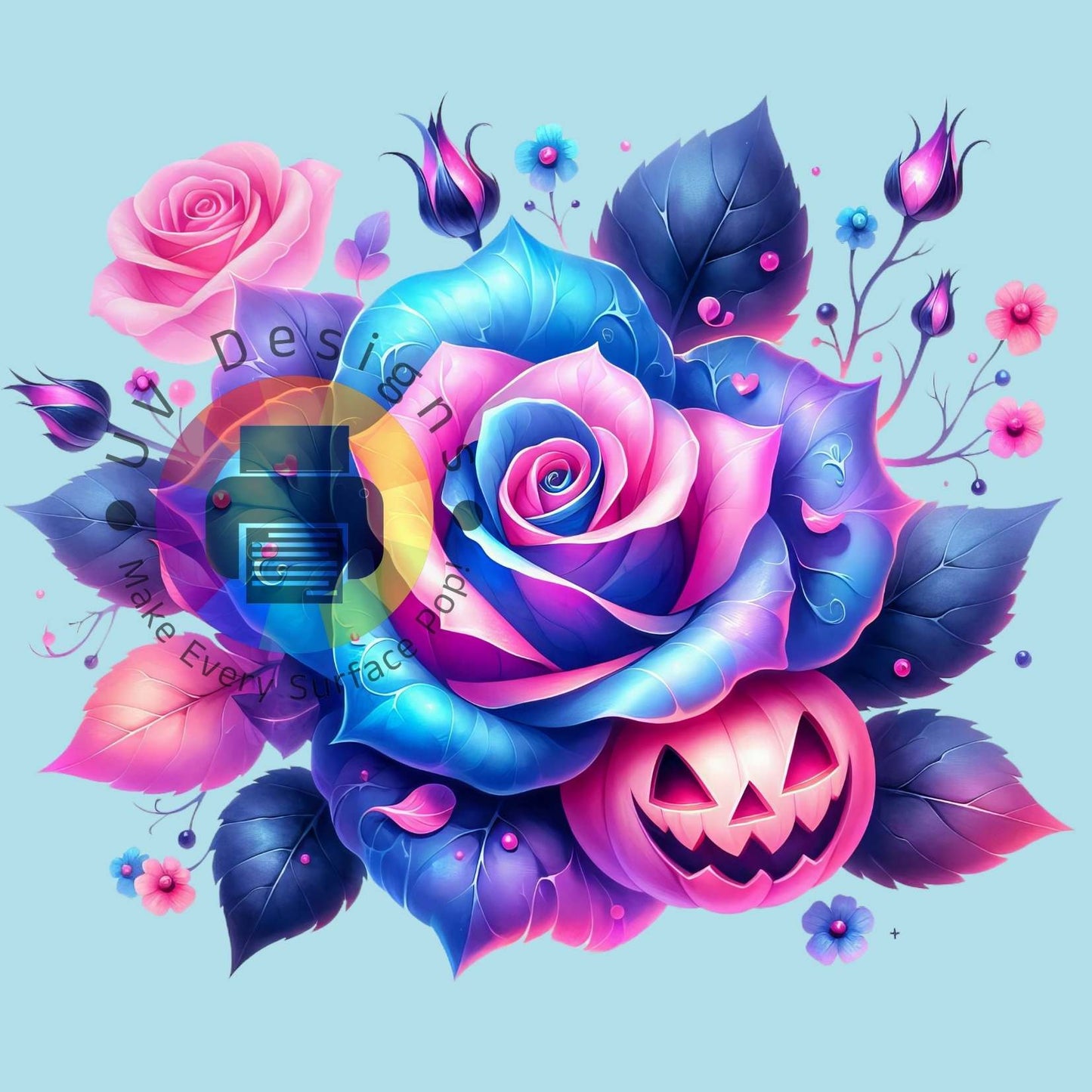 Rose met pompoentjes nr 3