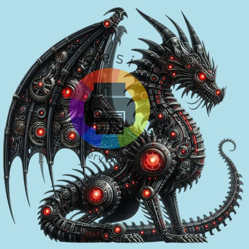 Steampunk draak nr 8