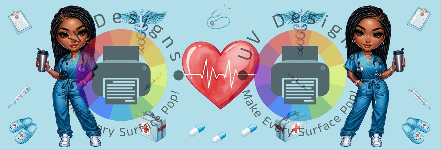 11oz Chibi verpleegkundige - 6 Verschillende - man en vrouw