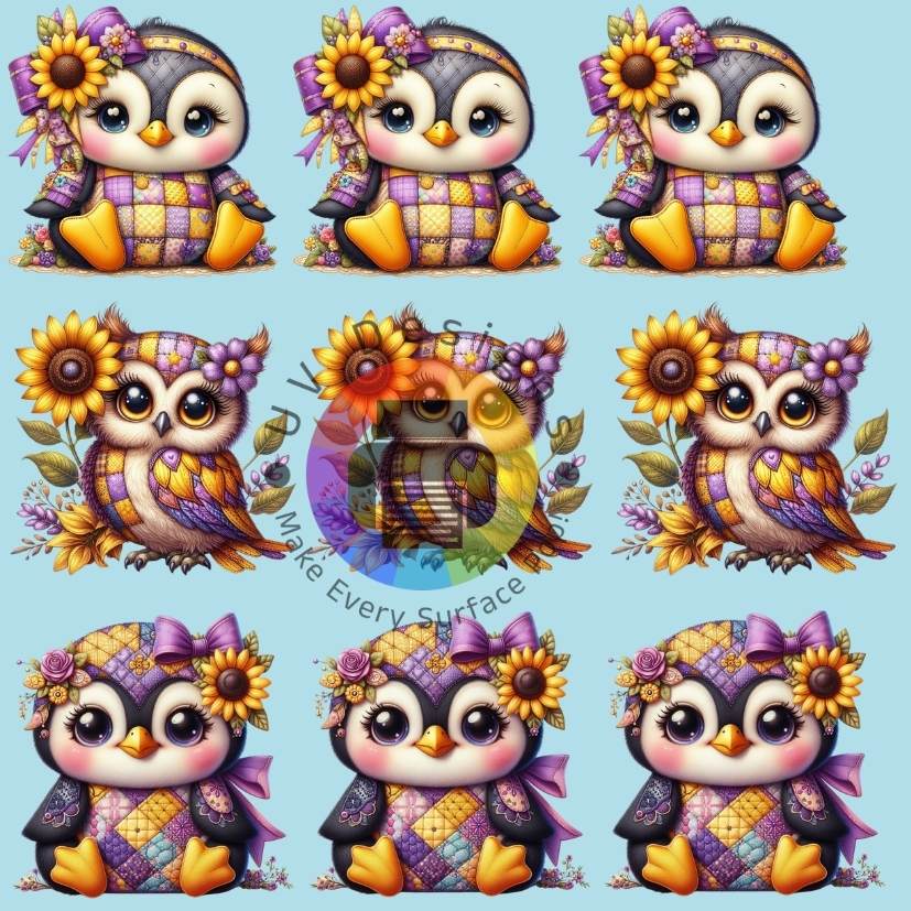 4 cm Patched animals nr 3