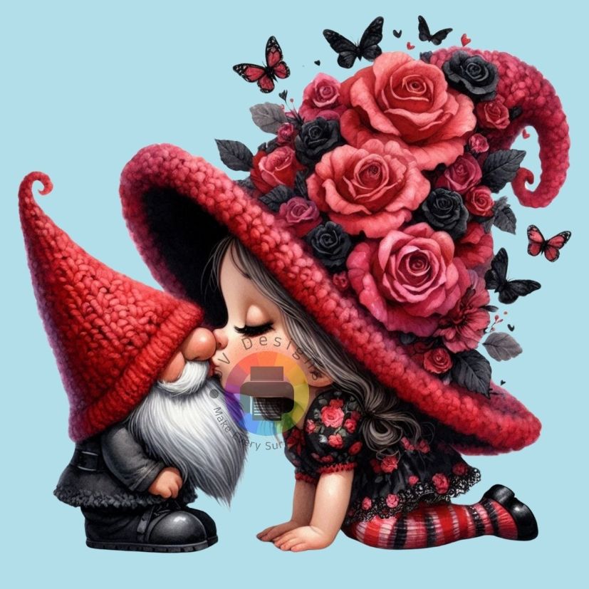 12 cm Rose Gnome Girl No. 2