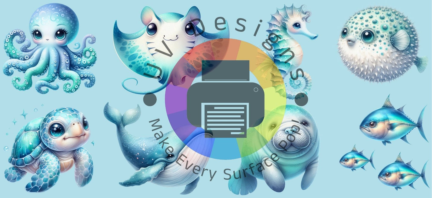 16oz Kawaii zee diertjes