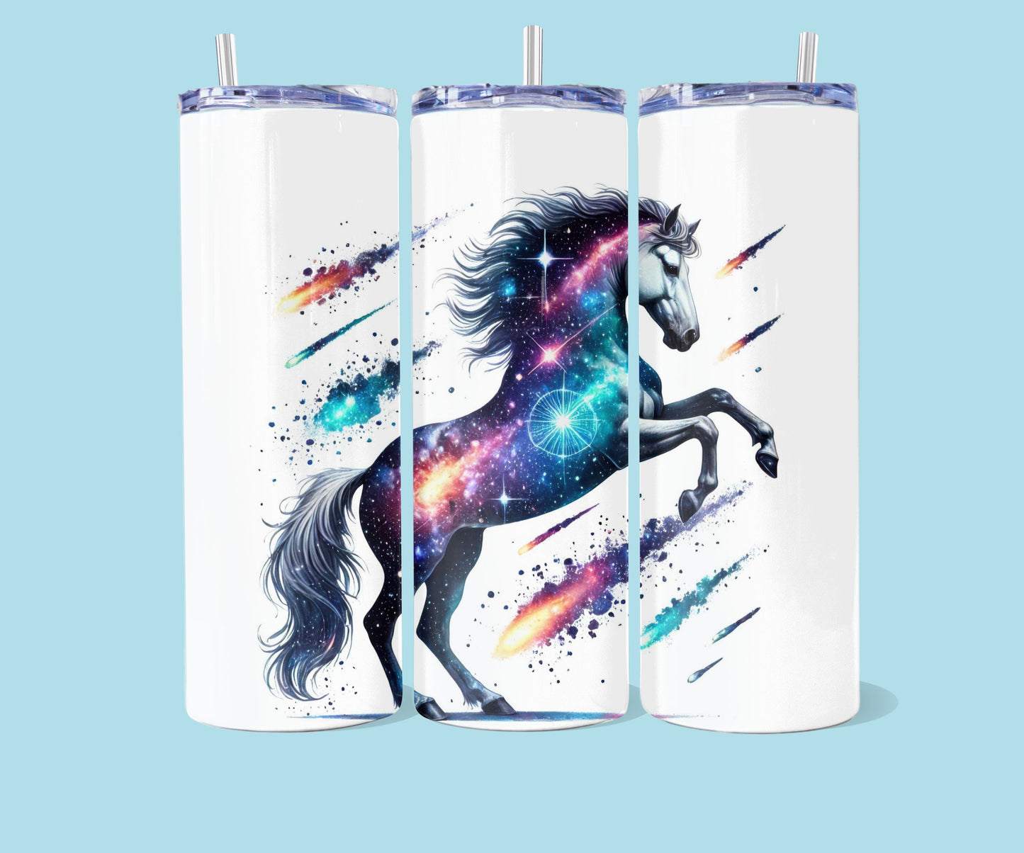 20oz Galaxy paard nr 1