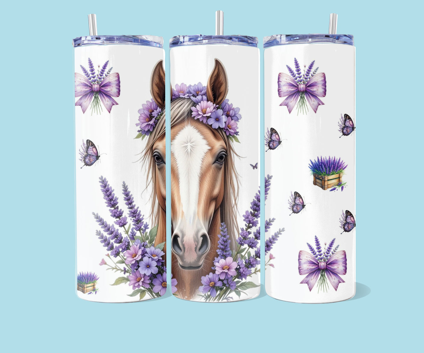 20oz Lavender horse wrap