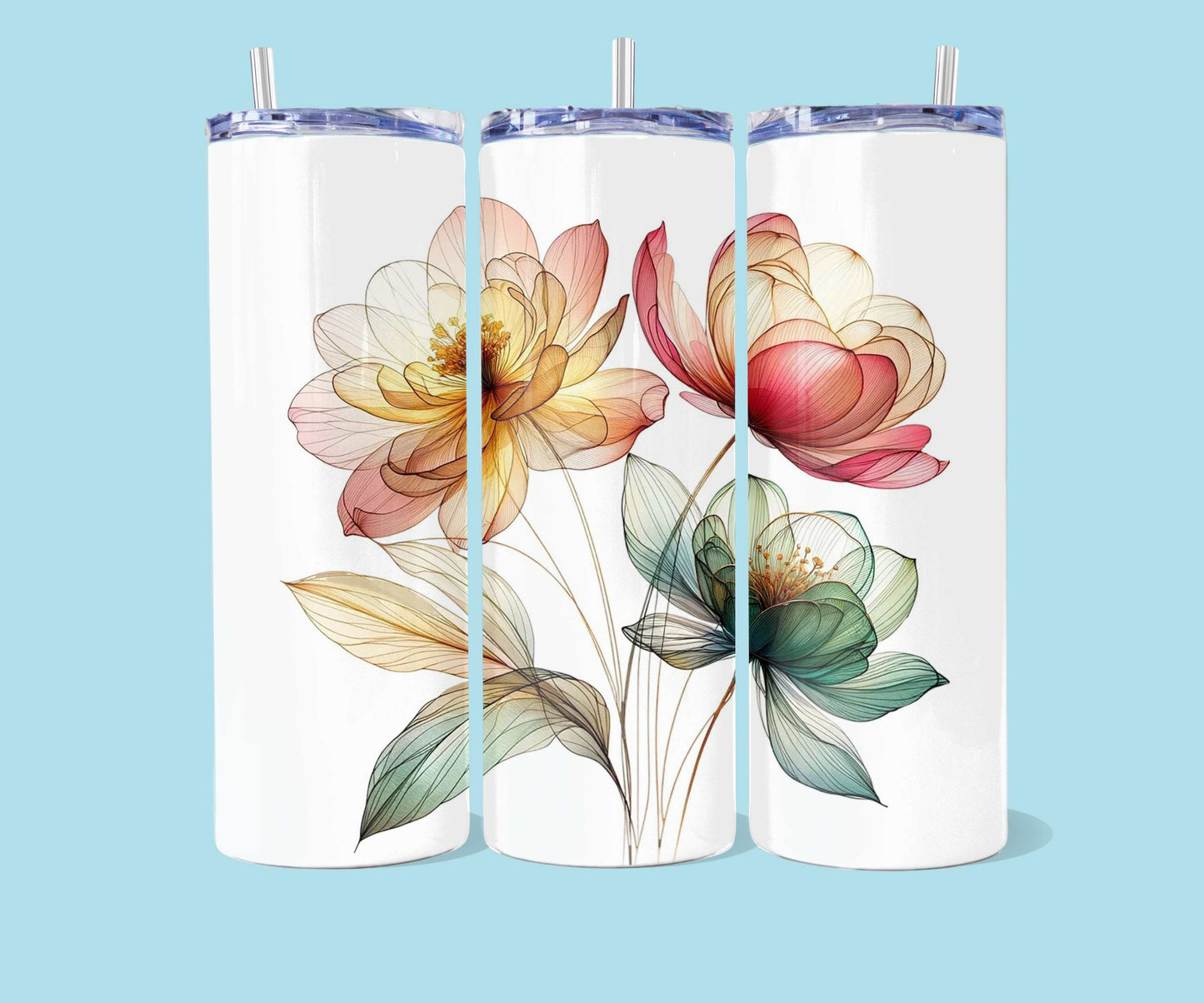 20oz Flowers No. 1
