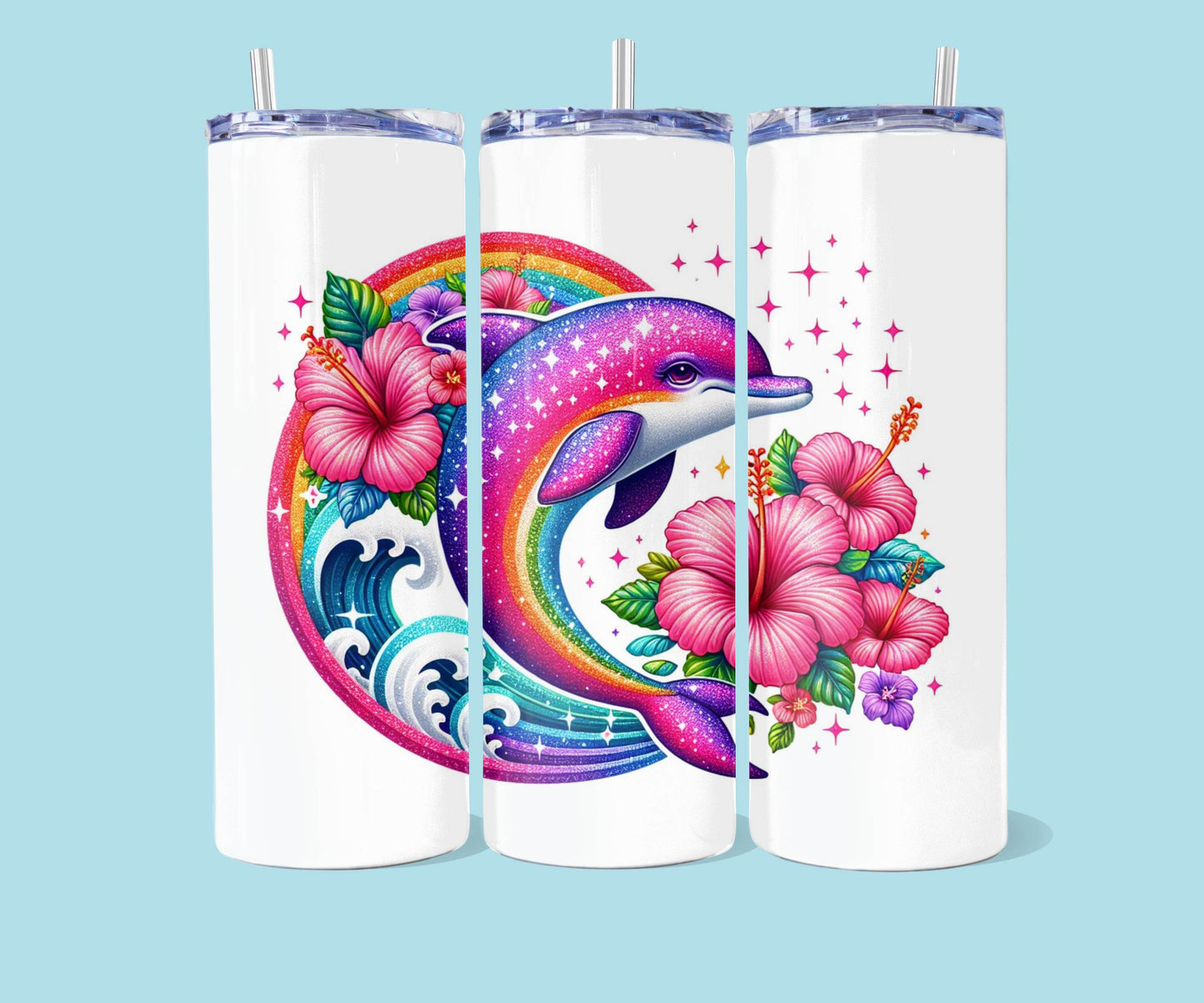20oz Tropical Dolphin
