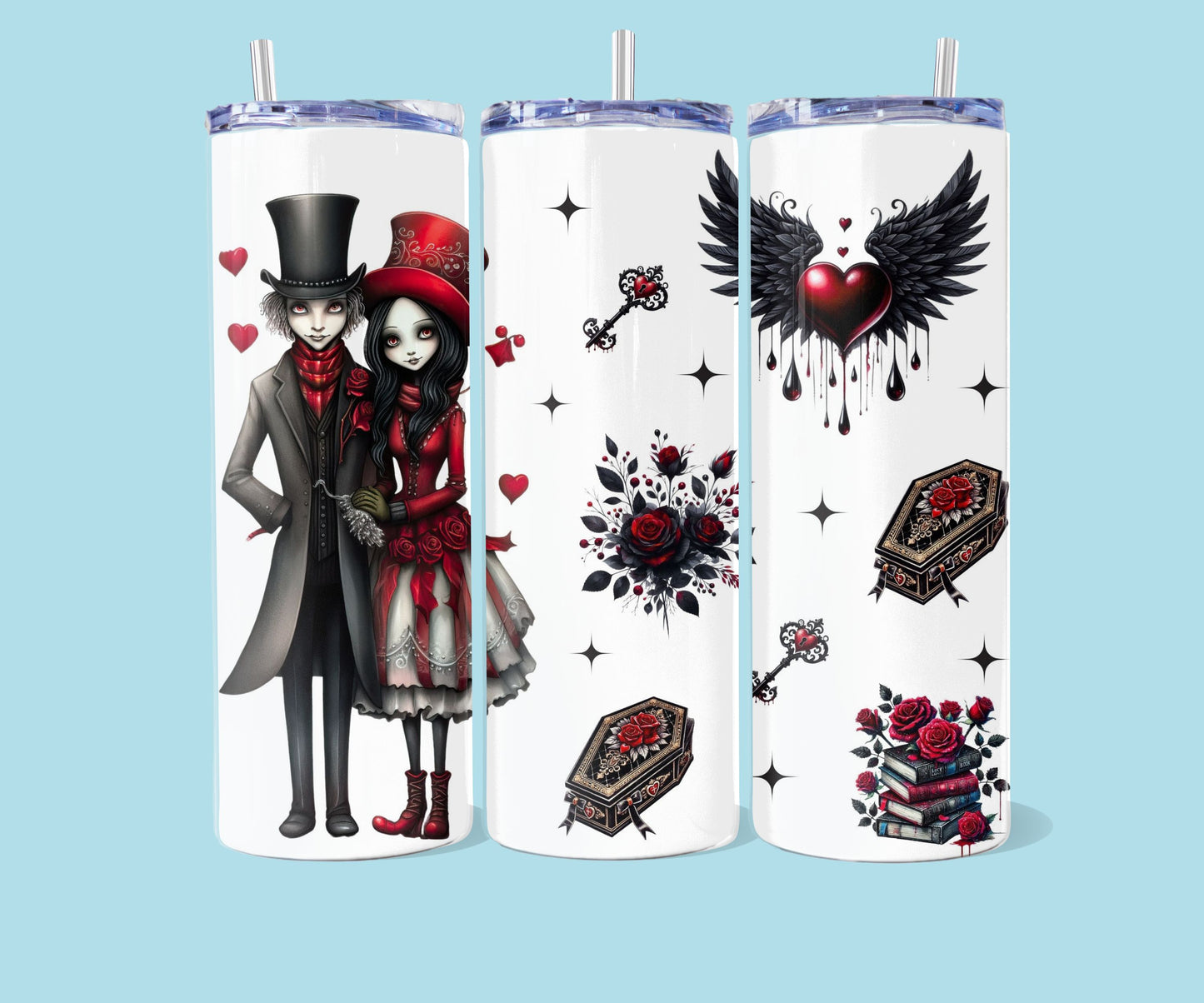 20oz Gothic valentine couple nr 2