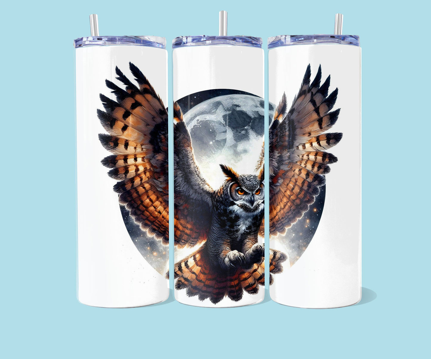 20oz Uil en volle maan