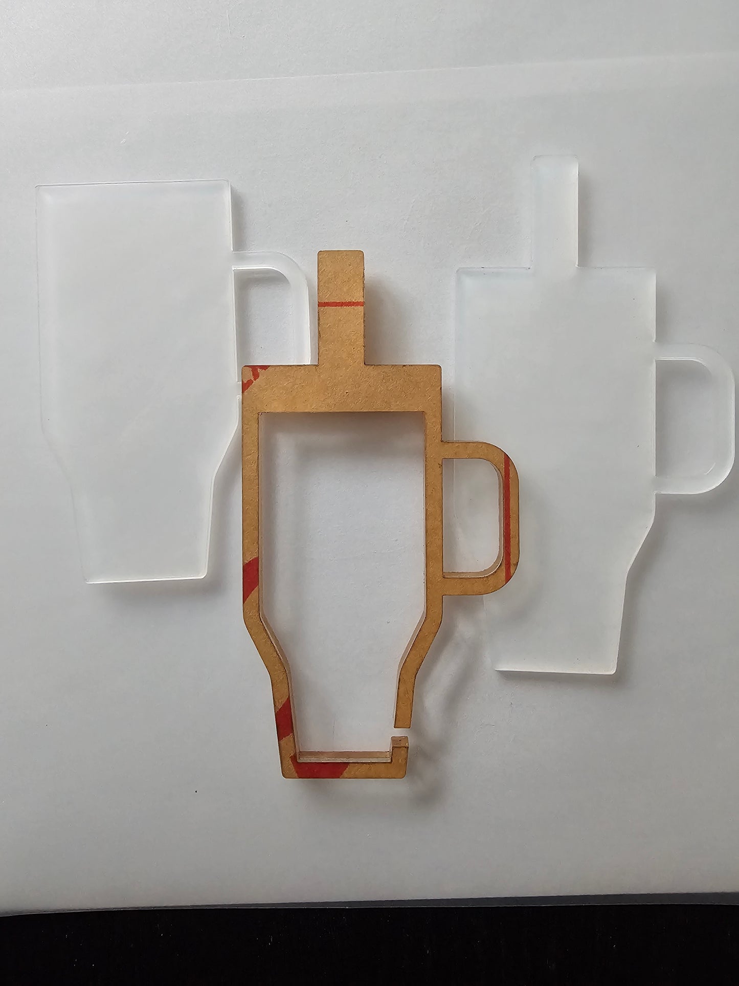 Acryl Tumbler snowglobe ornament (Blank)