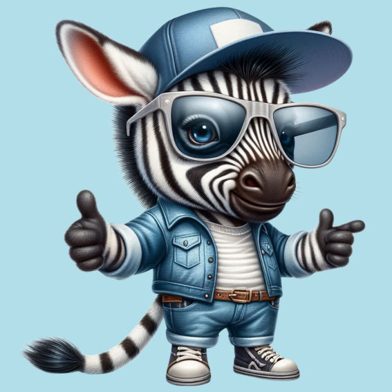 Zebra ontwerpen 12cm